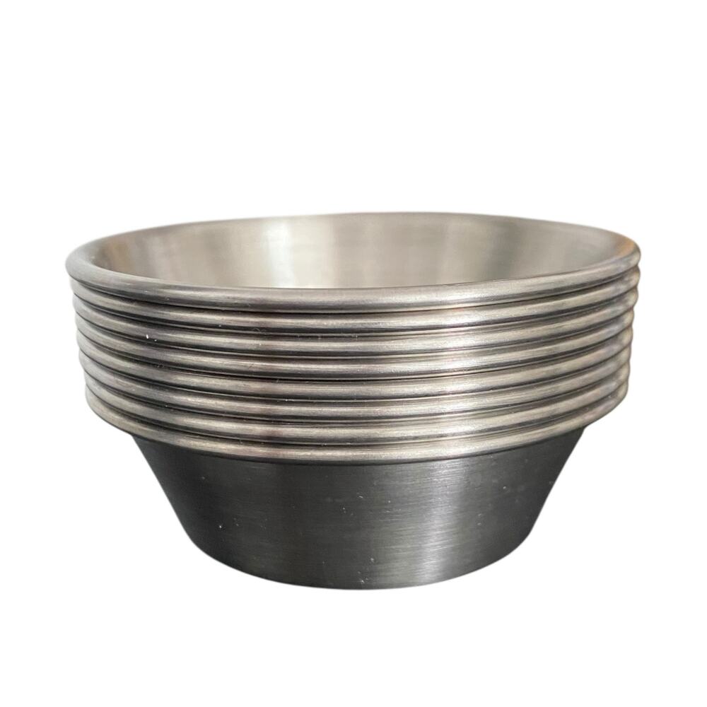 SET OF 8 - Pro Grade Stainless Steel 1.5 oz Sauce Cups - Containers for Dressing